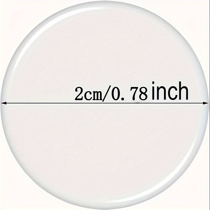 100 Custom Round Epoxy Stickers, Personalized Domed Labels