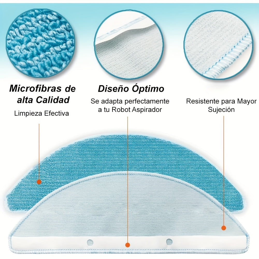 Get a pack of 5 microfiber cloth refills designed for use with the Conga 7490 / 8290 Immortal Vacuum Cleaner. These refill pads are compatible with floor attachment mop pads and are washable and reusable, making them a convenient accessory for your