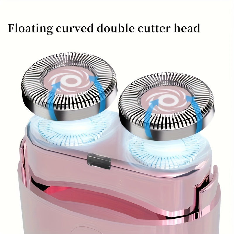 Electric shaver for painless underarm and bikini hair removal.