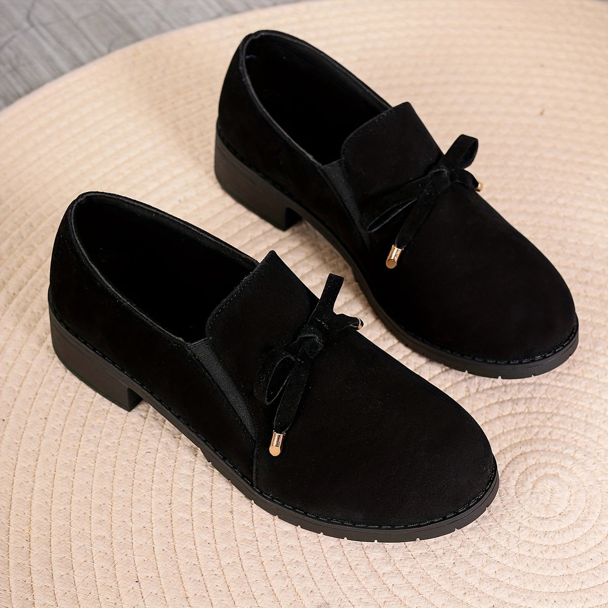 Bowknot Flat Slip-On Shoes for Women