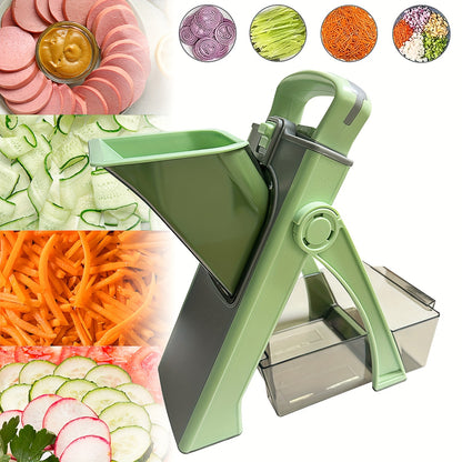 Adjustable safety slicer for vegetables, fruits, and more - perfect gift for mom