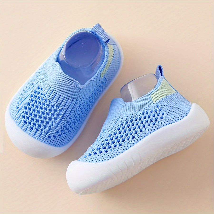 Breathable, lightweight slip-on low top shoes for baby girls perfect for all seasons.