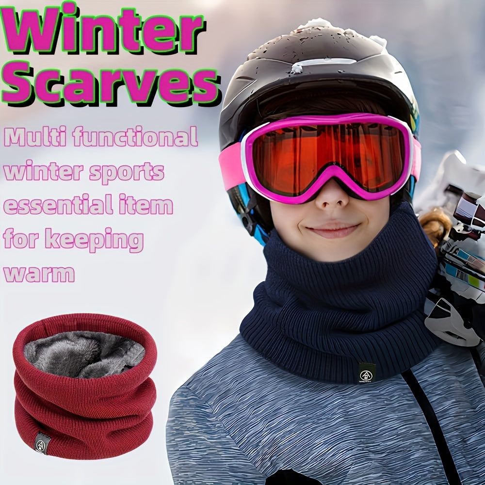 Stay warm and cozy this winter with our versatile Winter Neck Gaiter. This thickened and fleece-lined scarf is perfect for both men and women, providing exceptional warmth and comfort. It can also be worn as a cycling mask, knitted pullover fake collar