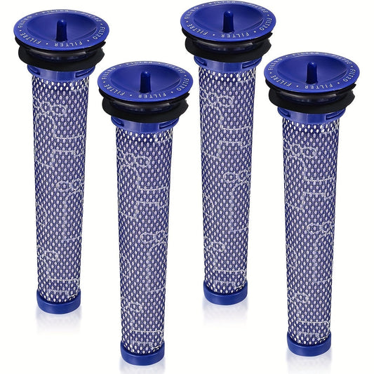 4 Pack of Washable Replacement Filters Compatible with Dyson V6 V7 V8, Pre-Filter Compatible with Dyson DC58 DC59 DC61 DC62 DC74 Animal Prol - Replaces Part 965661 01 - Vacuum Cleaner Accessories Parts included