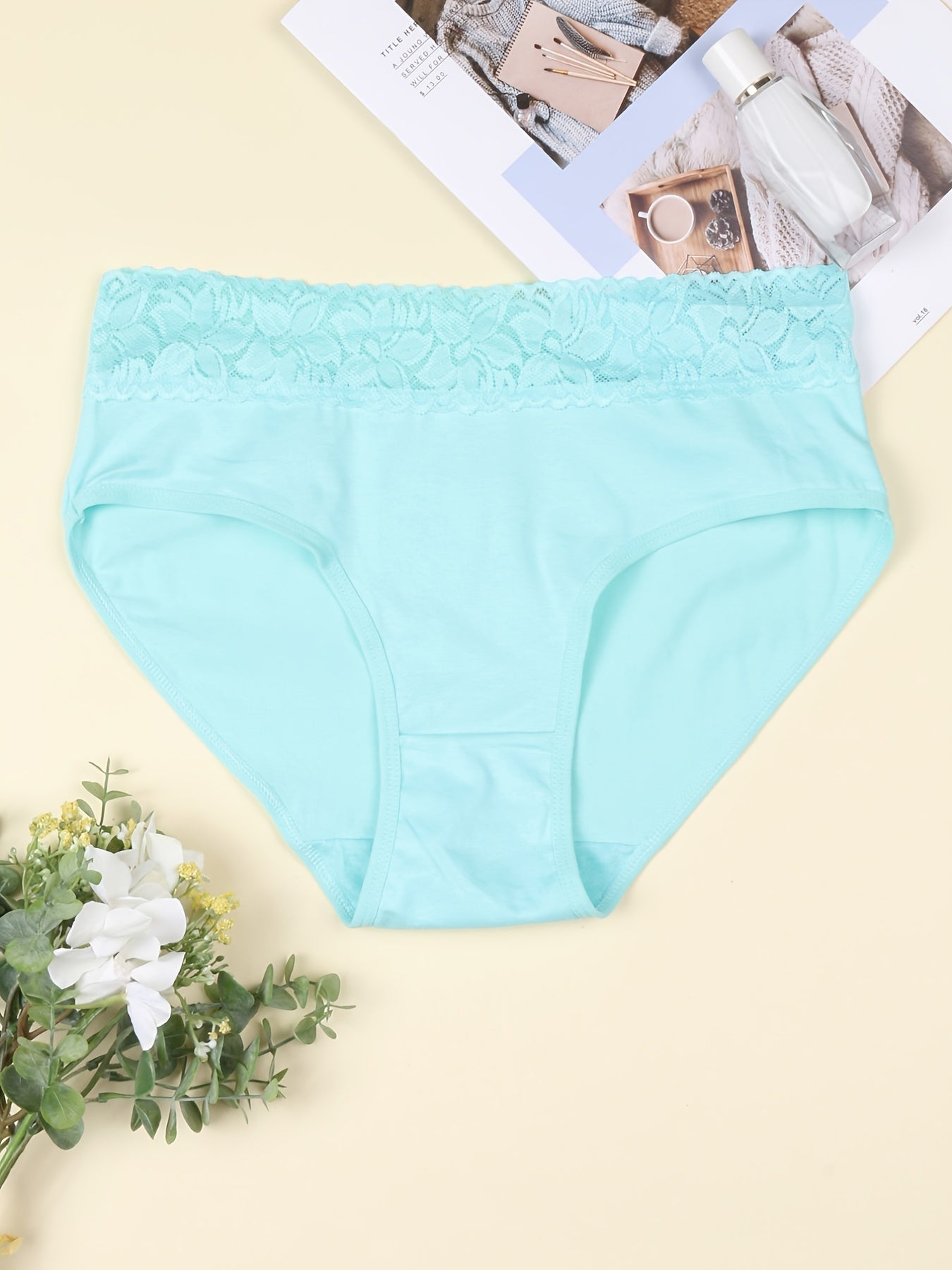 Pack of 6 Women's Lace Bikini Hipster Panties