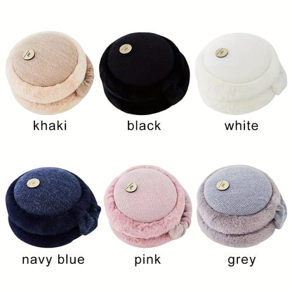 [Top Pick] Stay Warm this Winter with Cozy Plush Ear Warmers, Ideal for Cold Weather Outdoor Activities, Made with Stretchable Polyester Fabric, Hand Wash recommended, Features Ear Flaps for Extra Protection