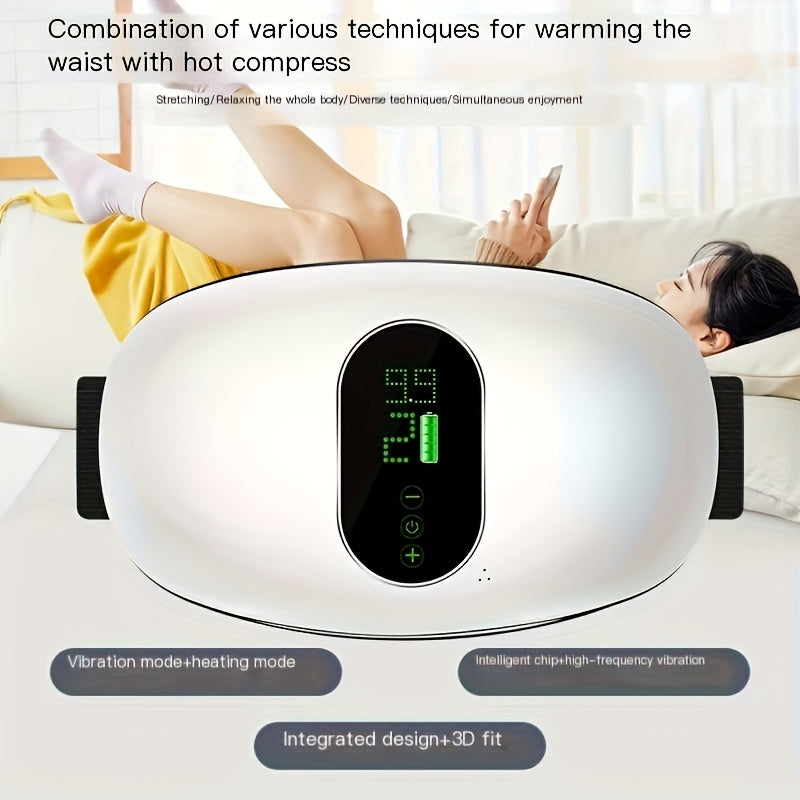 Rechargeable Electric Abdominal Massager Belt with USB Charging, Full Body Muscle Massager for Fitness, Home, Office, Outdoor Sports, and Couples Gift, ≤36V, 250mAh Lithium Polymer Battery.