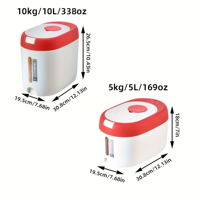 Commercial restaurant multifunctional rice storage bin with moisture-proof, thickened design. Airtight and large-capacity for hotels, restaurants, and bulk kitchen supplies. Food-grade and