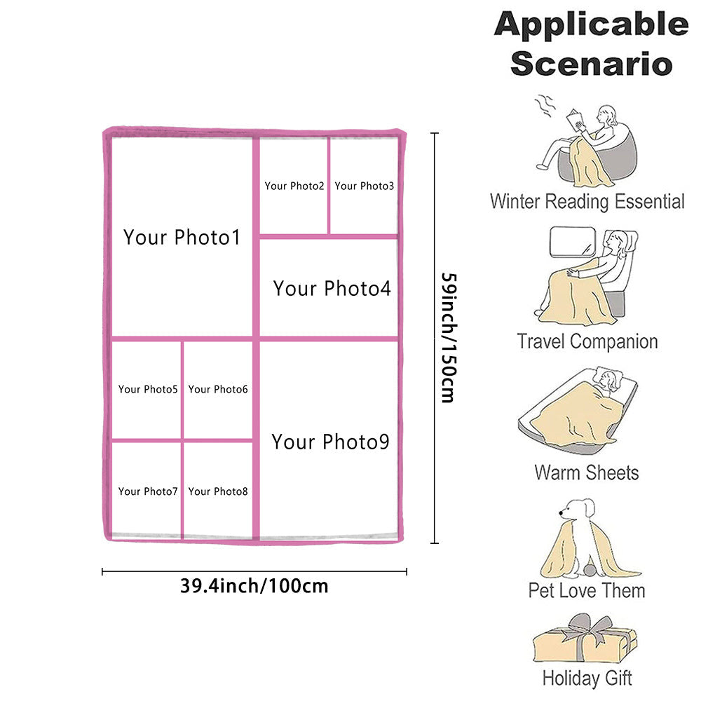 Настройте уютное фланелевое плед для вашей любимой пары с особым фотодизайном. Это мягкое и теплое одеяло идеально подходит для уютного времяпрепровождения на диване, кровати или даже для походов. Это продуманный и персонализированный подарок для