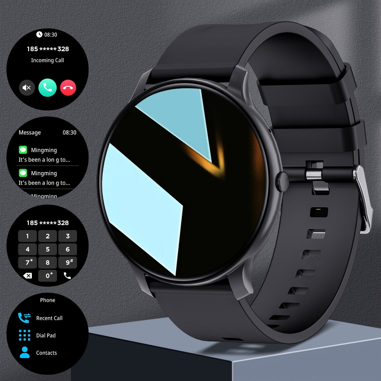 Lifebee has launched a new smartwatch in 2024 for both men and women that features a full touch screen, the ability to answer/make calls, over 100 exercise modes, and tracks pedometer