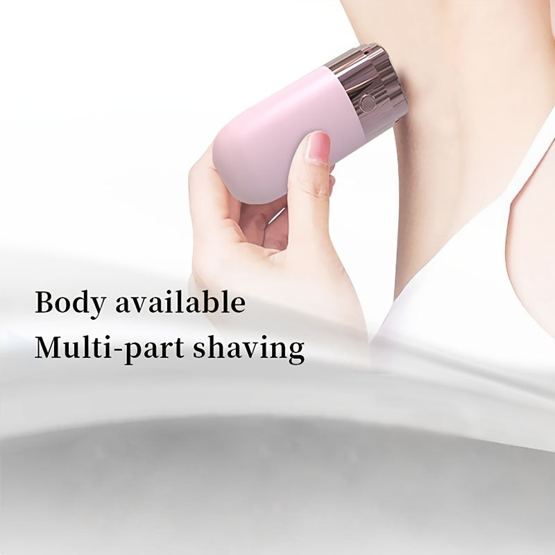 Electric shaver for painless underarm and bikini hair removal.