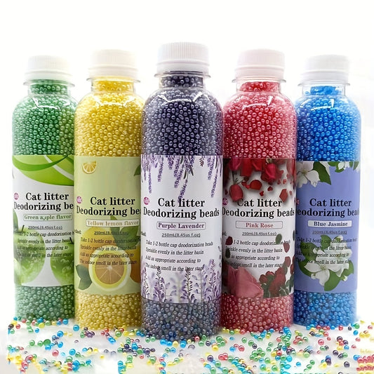 Strong odor remover and litter box crystals for fresh, clean home. Perfect for cat litter and pet cleaning.