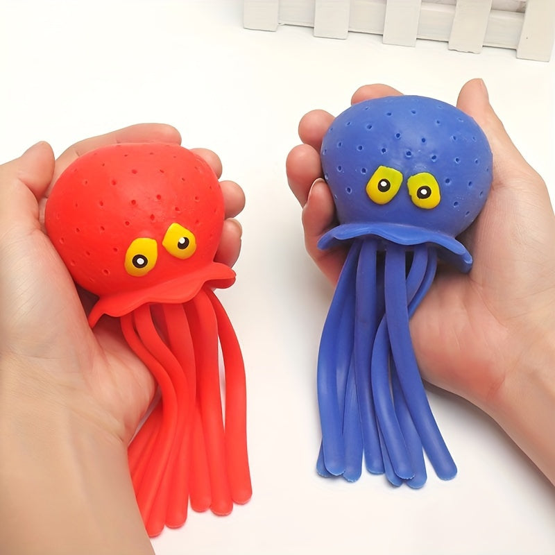 Summer Fun: Bathroom Octopus Grandchildren's Gift Water Spraying Doll Bath Toy, Flower Spray Octopus, Children's Stress Relief Toy