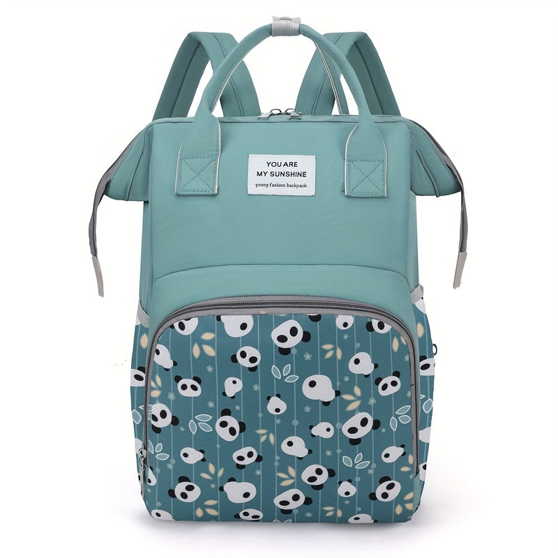 New mommy bag for online celebrities - a stylish backpack for young mothers. This chic mother backpack doubles as a treasure bag and features a foreign style design. Comes with a carriage hook for convenience. The perfect gift for Halloween