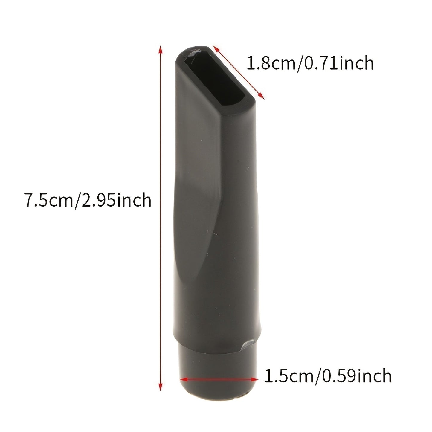 Mini Vacuum Cleaner Attachment Set includes 4 pieces: Dusting Brushes, Plastic Connector Nozzle Head for Home Cleaning Tasks