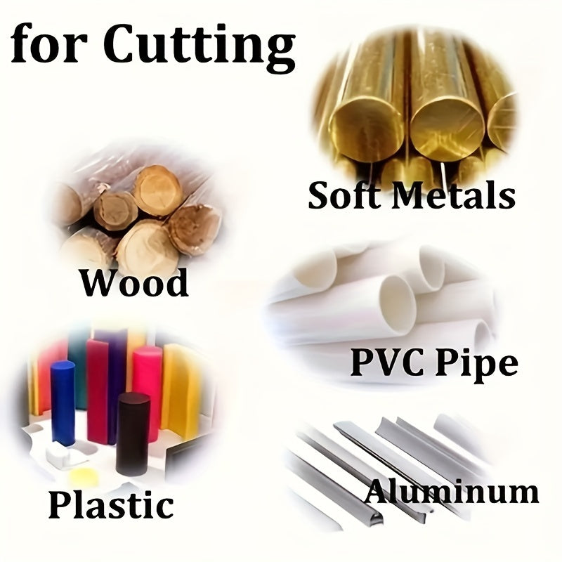 7/8pcs/Set High Speed Steel Cutting Blade for Woodworking, Rotary Electric Disk Tools, cutting Wood, Plastic, Copper, Aluminum, Soft Metal. Washable and requires no assembly.