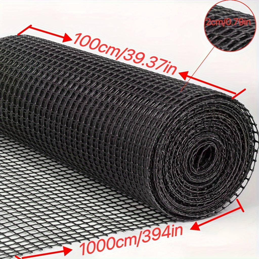 Durable plastic deer netting suitable for poultry fencing, orchard protection, and urban farming.