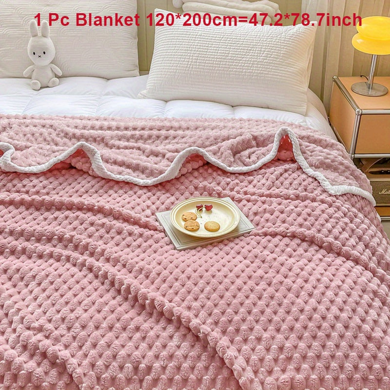 Soft and cozy fleece blanket for couch, sofa, office, bed, camping, and traveling. Perfect birthday or holiday gift for boys, girls, and adults. Great for home decor during the holidays.