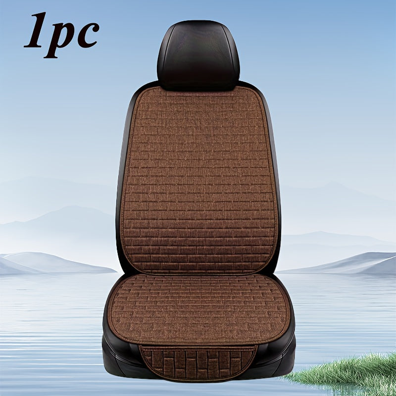 Universal Linen Car Seat Cover protects car seats with comfort.