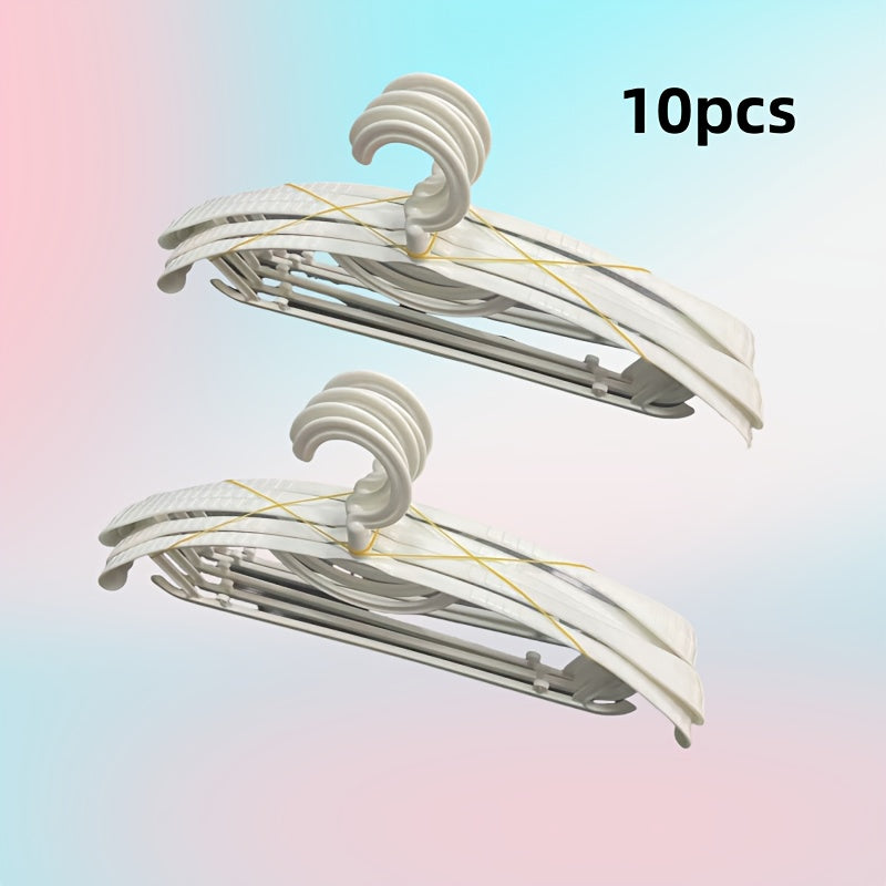 Luxurious wide shoulder hangers - Set of 10, Strong, Anti-Twist, Mark-Free Clothes Storage Solution.