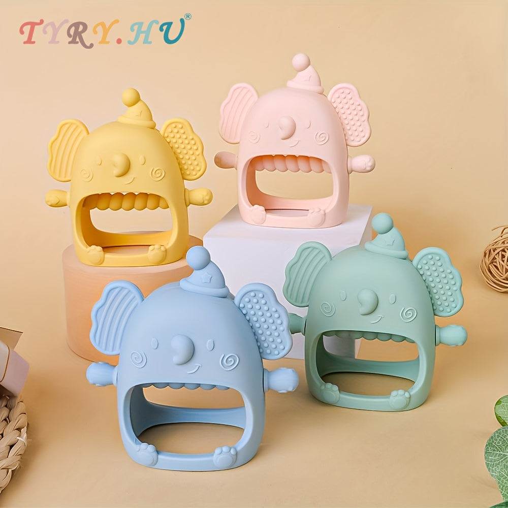 One piece of the TYRY.HU Silicone Baby Teether Mitten is now available. This non-slip, BPA-free teething toy features a fun cartoon design and is machine washable. It is perfect for babies who are teething and can also be used as a hand pacifier for