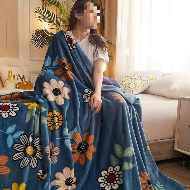 One versatile fleece blanket cover shawl that is skin-friendly and suitable for travel, picnics, bedrooms, living rooms, offices, cars, and more. Includes multiple functions in one cover.