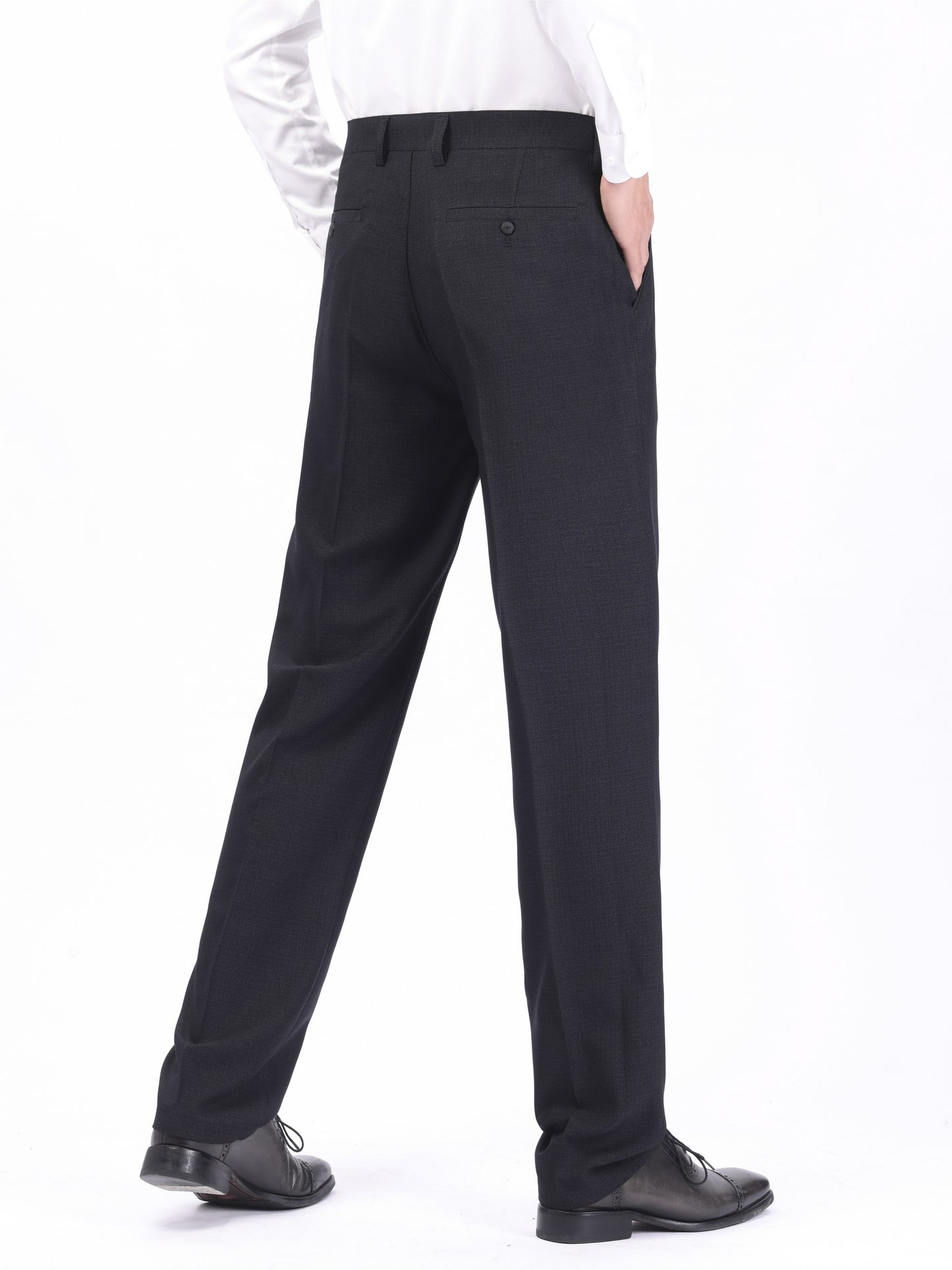 Large Men's Solid Color Business Pants