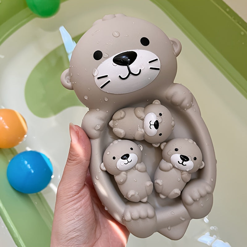 Top Pick! Educational Animal Floating Bath Toys Set for Kids - Exciting Water Play for Boys and Girls, No Batteries Required, Grey Plastic