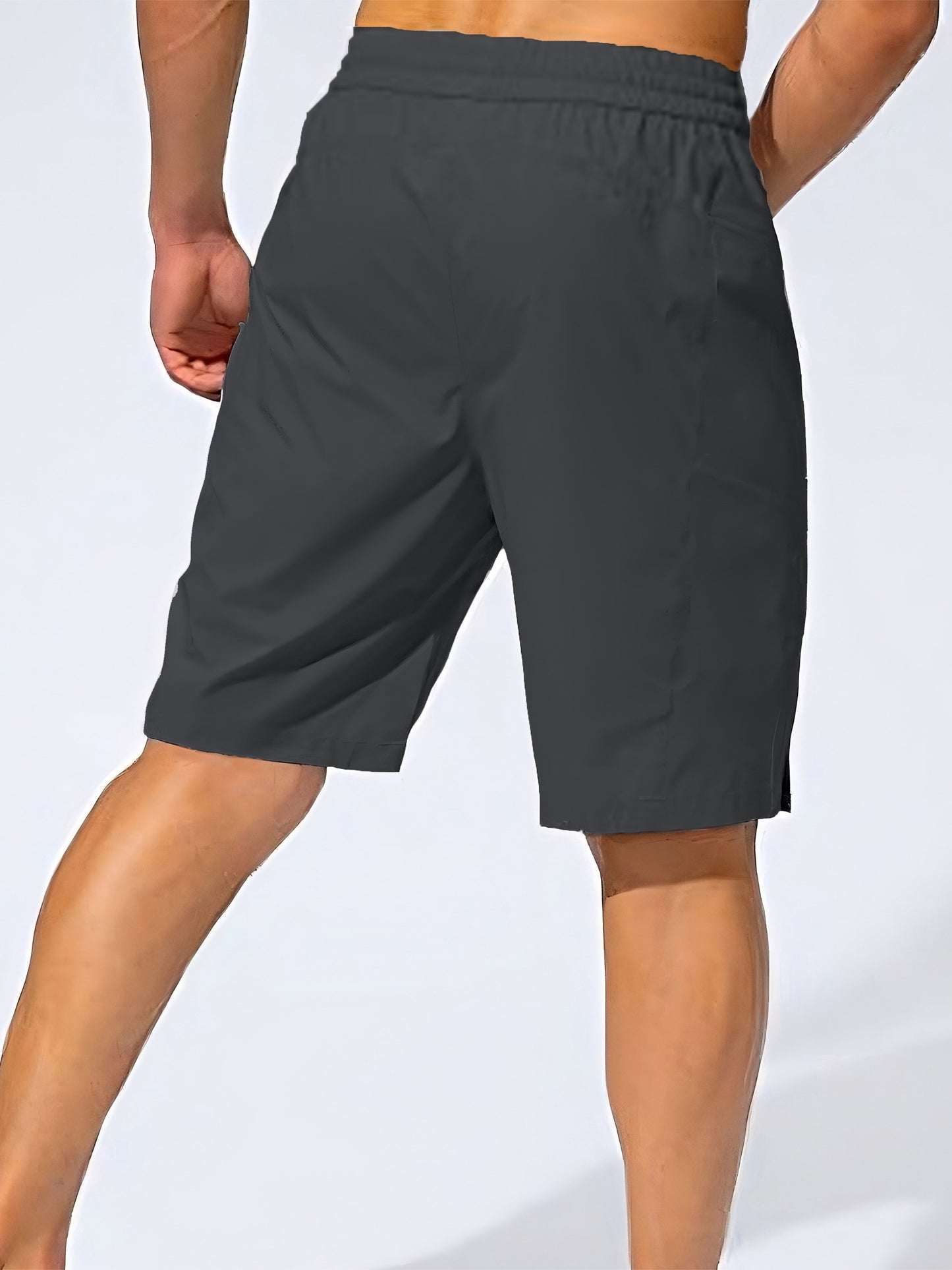 Men's Plus Size Cargo Shorts with Drawstring, Pockets for Comfort & Style