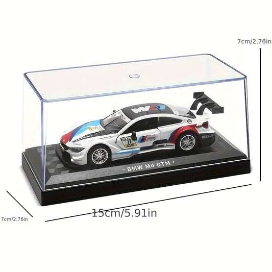 Golden BMW M4 BMW M6 model toy car in 1:43 scale, pull-back ornament for children, ideal boy's birthday gift.