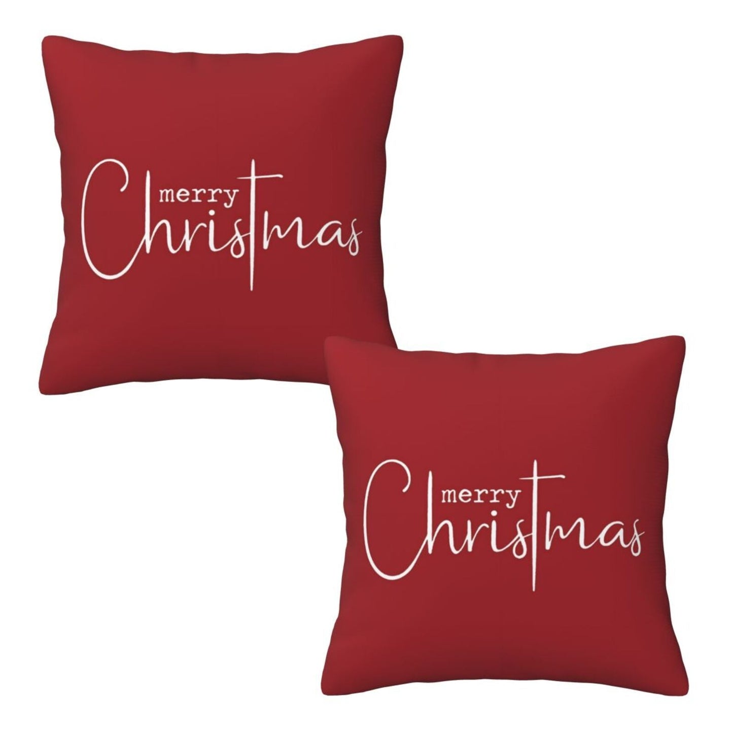 Add a festive touch to your living room and bedroom with these Christmas-themed pillow covers. These decorative covers can be used as Christmas decorations or given as gifts. They measure 45*45cm and do not include pillow cores. Available in a set of 2