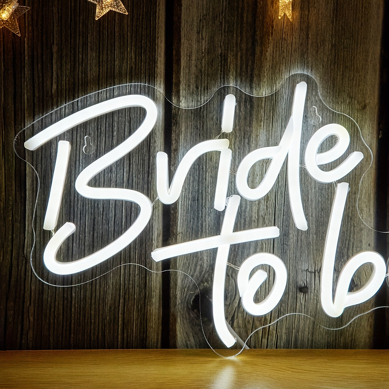 Bride To Be LED Neon Sign for wedding and party decor.