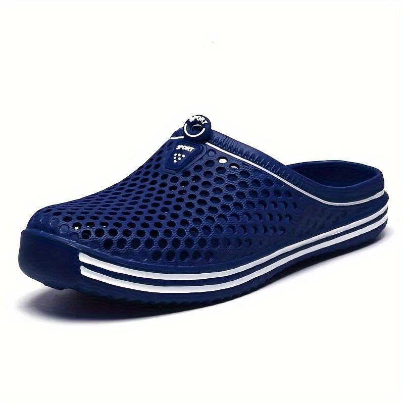 Stylish Men's EVA Clogs for Outdoor Activities, Non-Slip and Durable.