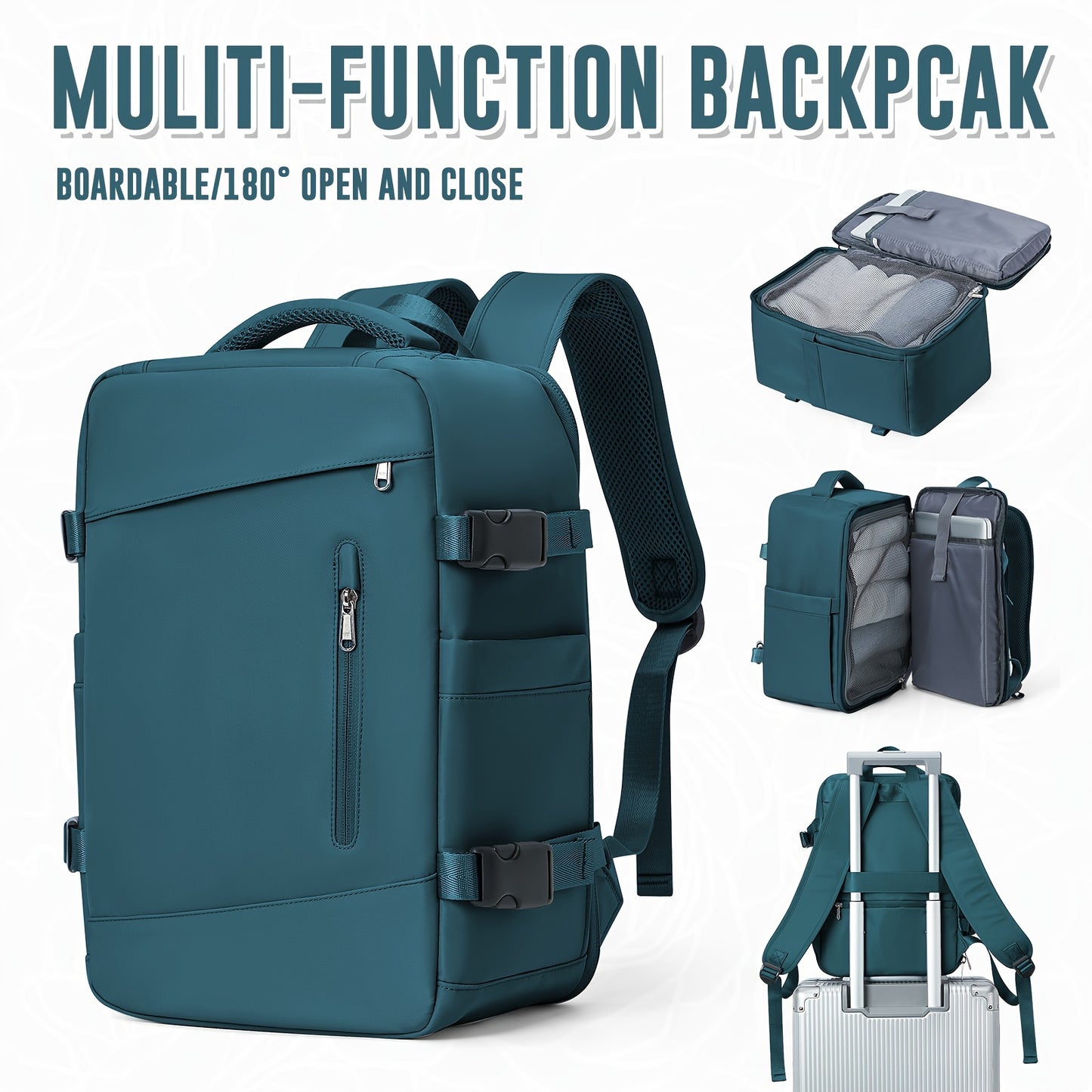 Large capacity backpack suitable for various purposes such as hiking, camping, casual use, travel, and carrying laptops, available for both men and women.