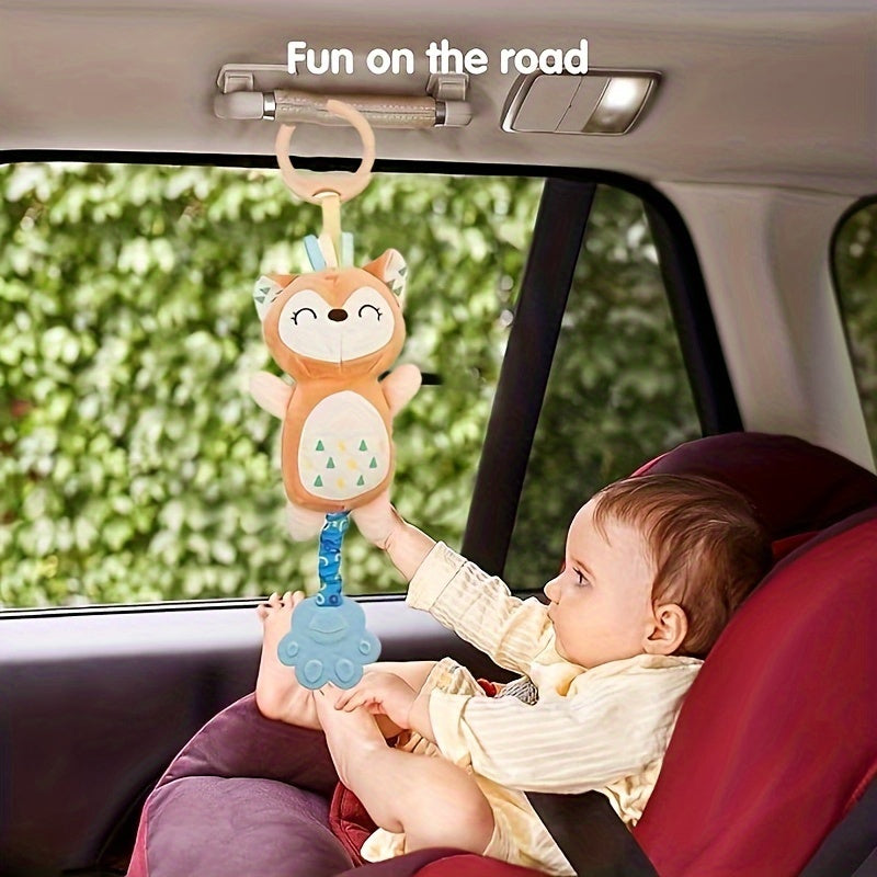 WELLFAR Plush Wind Chime Toy for Kids - Cute Cartoon Animal Bell Pendant, Made of Soft Fabric, Available in Various Colors