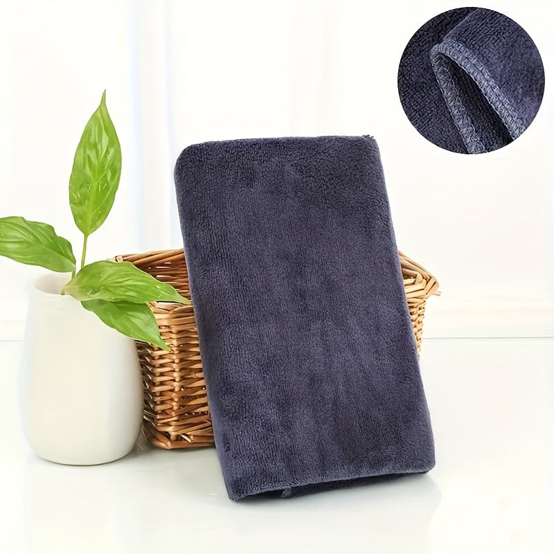 Ultra fine knit microfiber hand towel with space-themed striped pattern, ideal for salons, barber shops, and beauty spas. Quick drying hairdressing towel in oblong shape.