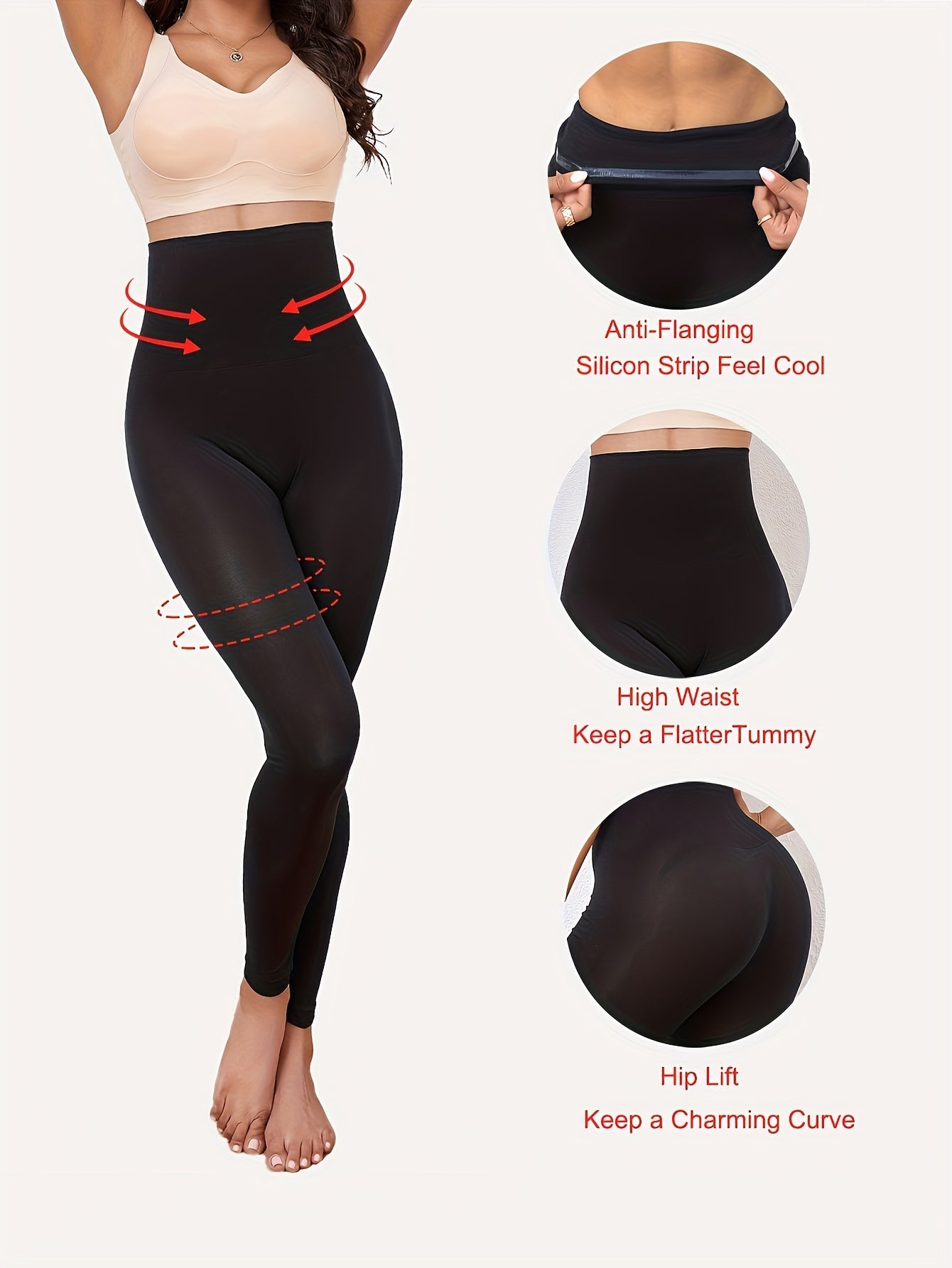 2 seamless butt lifting shaping pants with high waist tummy control for women, providing breathable comfort and shaping support.