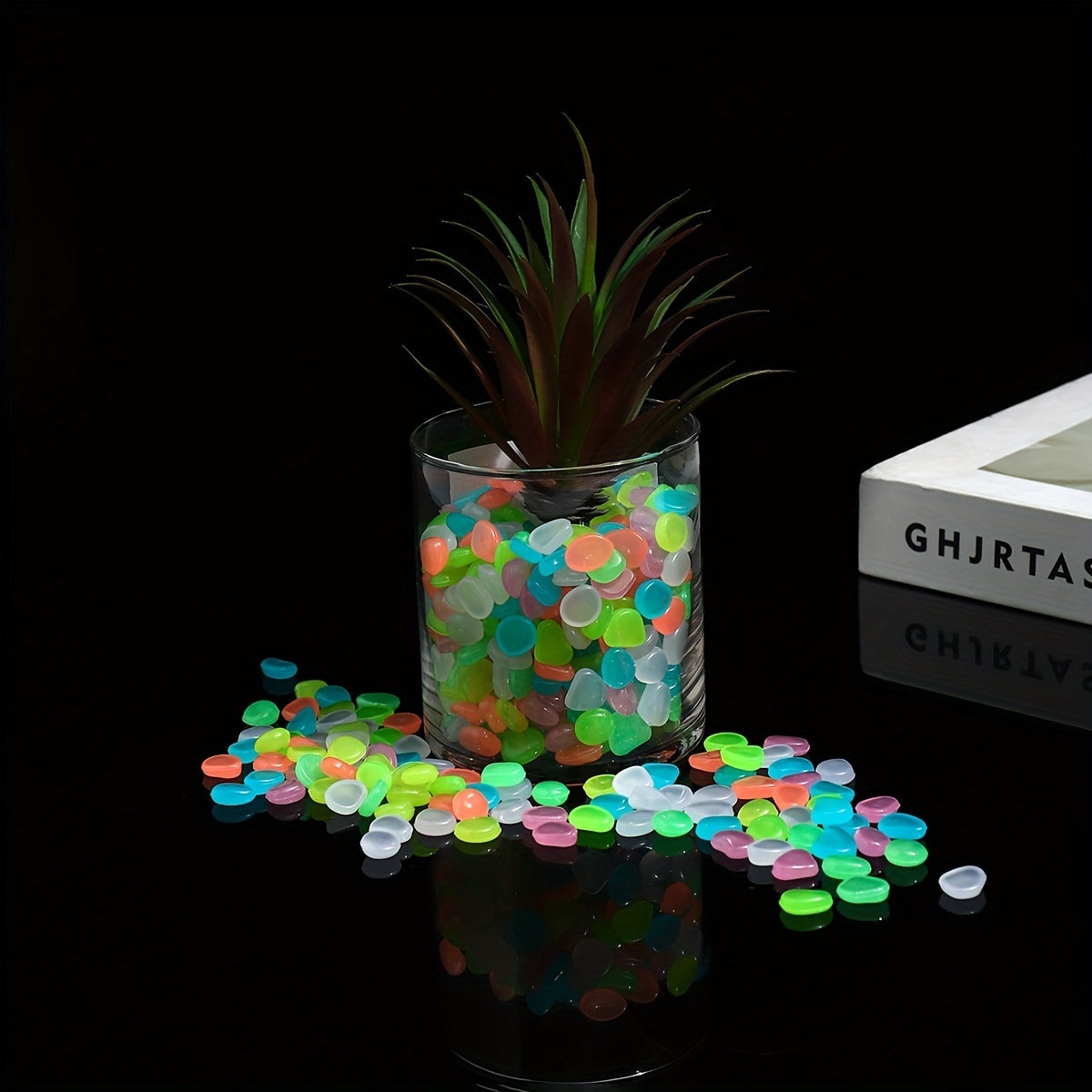 Luminous Pebbles: 10/102pcs/bag, 0.79*0.99cm - Create a Magical Garden, Landscape, Flower Pot.