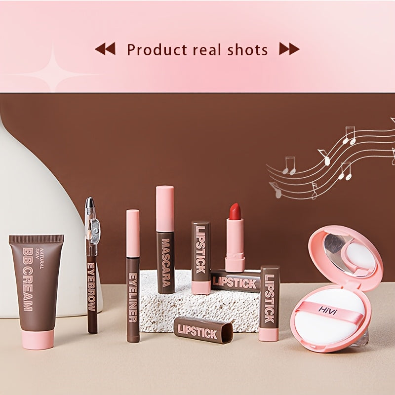 Music Box Tide Makeup Kit, Gift Box with various makeup essentials for women, perfect for Mother's Day.