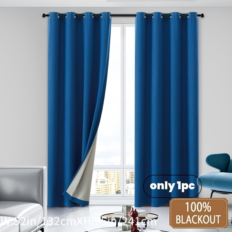 Energy efficient full blackout curtains with a back coating, perfect for blocking out the sun in your bedroom. These thermal insulated window drapes make a stylish addition to your living room decor.