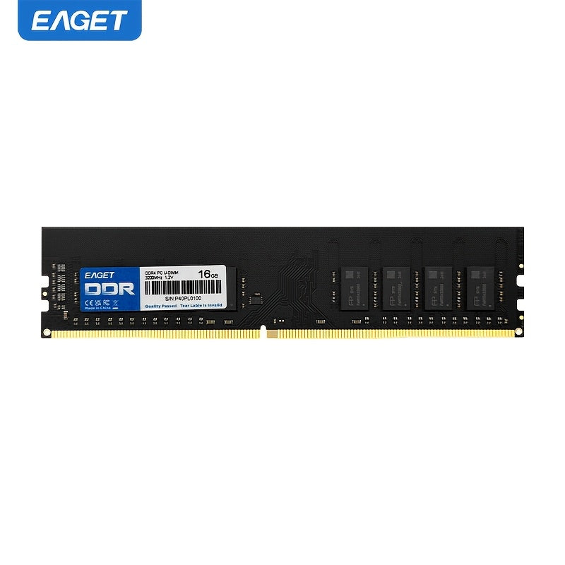 EAGET DDR4 3200MHz Desktop RAM, 8GB/16GB, High-Performance Memory Module for Intel & AMD Systems