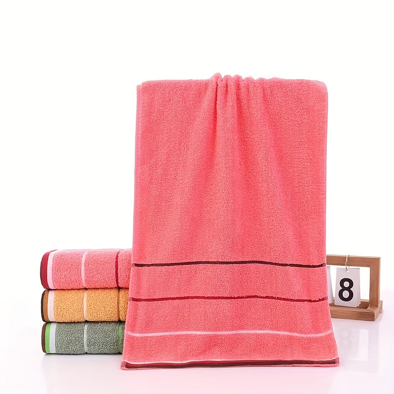 High-quality 8-piece towel set made of 100% polyester knit fabric. Quick-dry and absorbent with a 400 GSM weight. Soft and comfortable for daily use on hands and face.