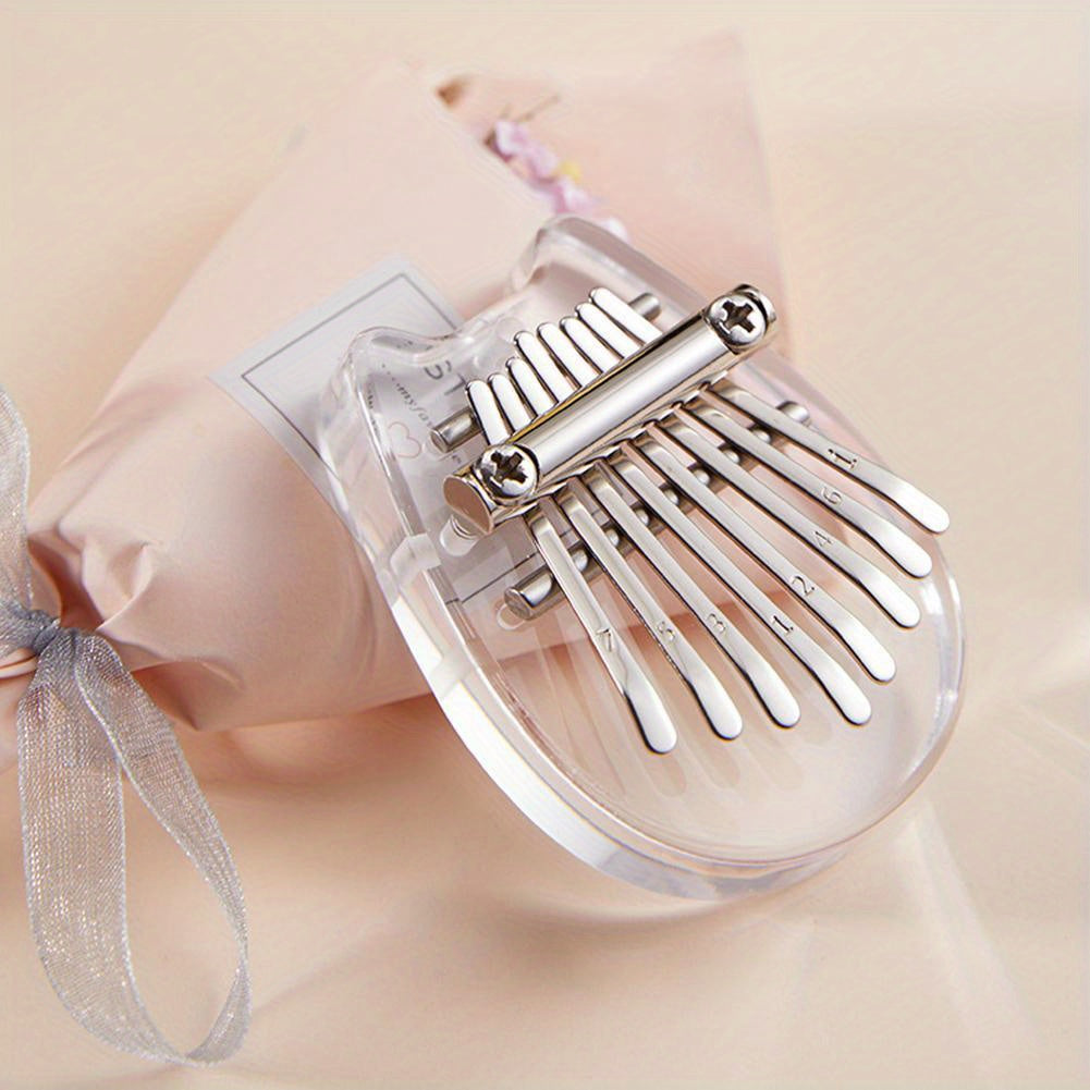 8 Keys Mini Kalimba Thumb Piano - Ideal Gift for Beginners and Music Lovers, Perfect for Eid Al-Adha Celebrations