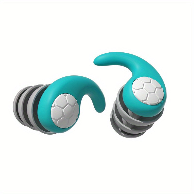 Silicone earplugs for comfort and durability, with premium sound-blocking for various activities like swimming, diving, sleeping, and surfing. Reusable and unfragranced.