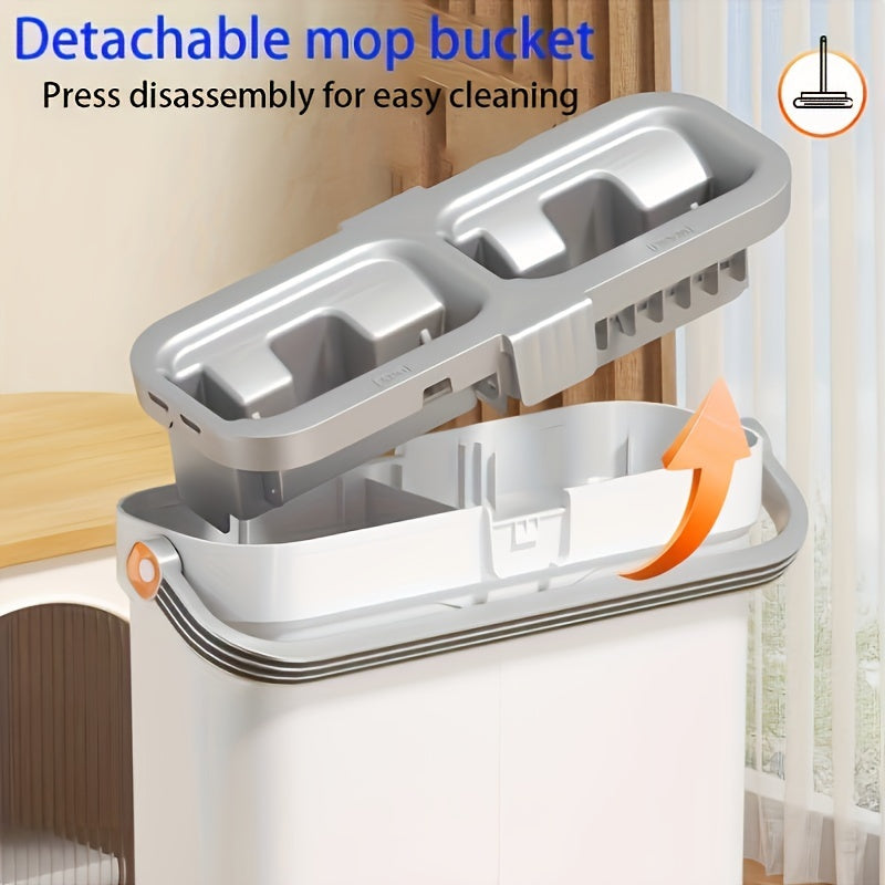 Get the ultimate cleaning tool with our 1-piece All-in-One Wet/Dry Mop set. This convenient no-hand wash mop comes with a bucket and is fully adjustable for all your cleaning needs, including floors, patios, bathrooms, and kitchens. Made of durable