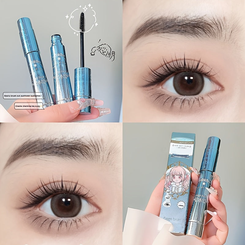 Dense Slender Mascara for Natural Curling, Durable and Waterproof with Plant Squalane Formula.