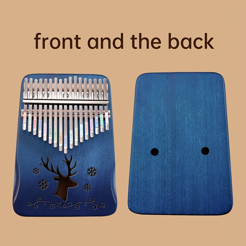 Simple 17-Key Kalimba Thumb Piano - Ideal Gift for Girls, Multicolor, Easy to Play