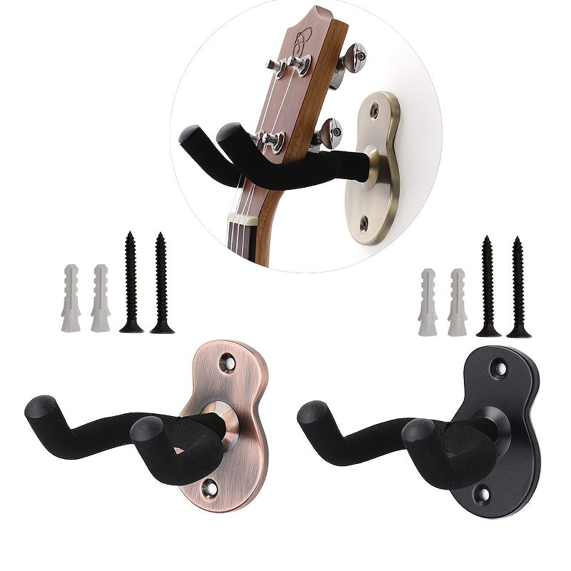 Hang your guitar securely on the wall with this mounted hanger.