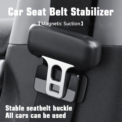 Durable plastic magnetic car seatbelt stabilizer enhances interior safety and comfort for all vehicles.