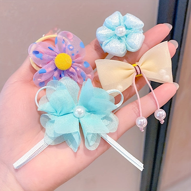 10 cute flower hair clips - ideal for girls' summer outings.